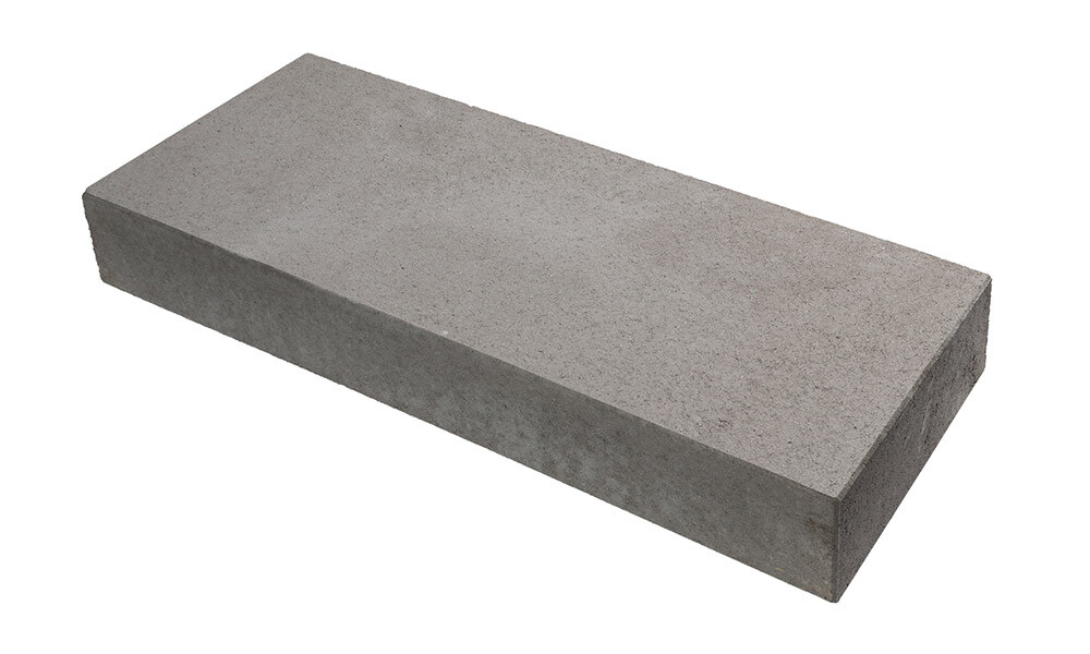 Klassische Beton-Blockstufe 100 / 35 / 15 grau