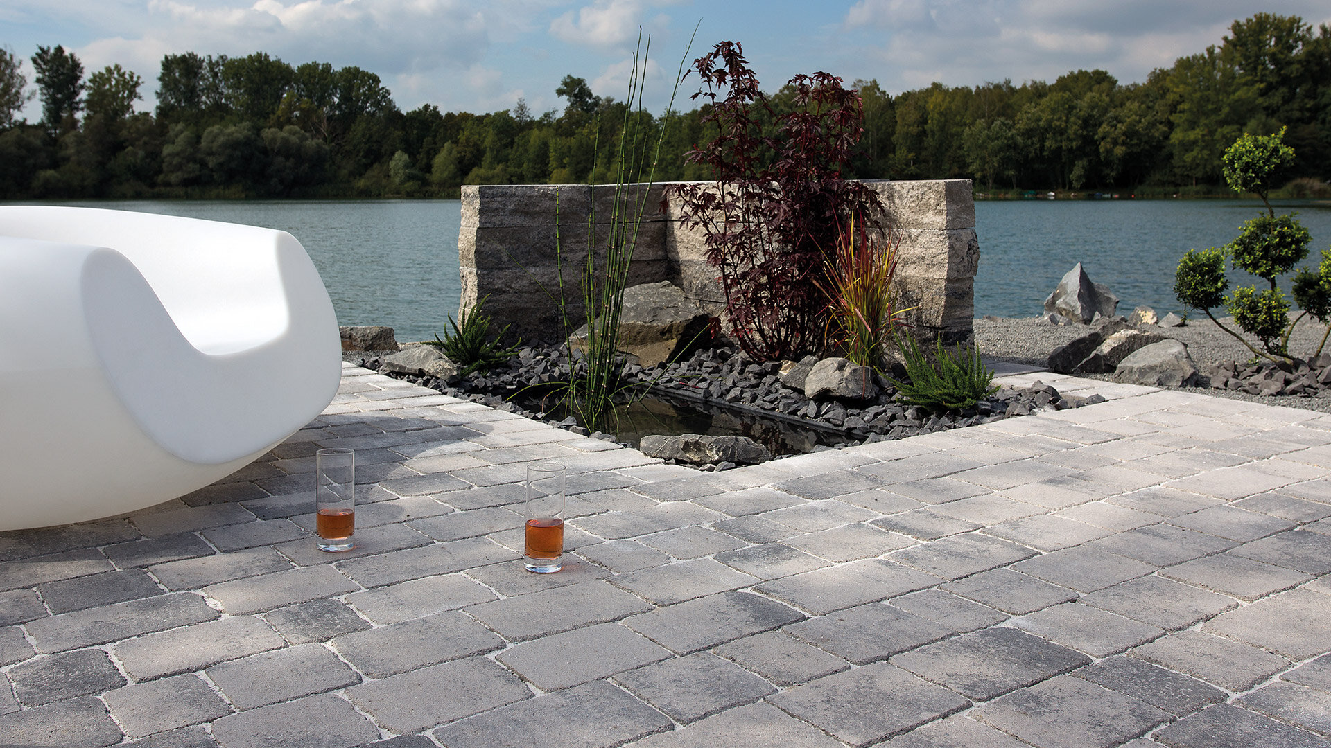Slider Bild des Pflasterstein Mix Carta Selection rocca titan