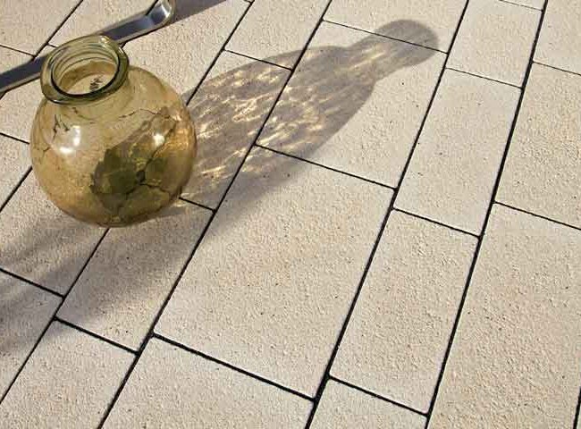 Bild des Pflasterstein Mix Via Tagona oysterbeige