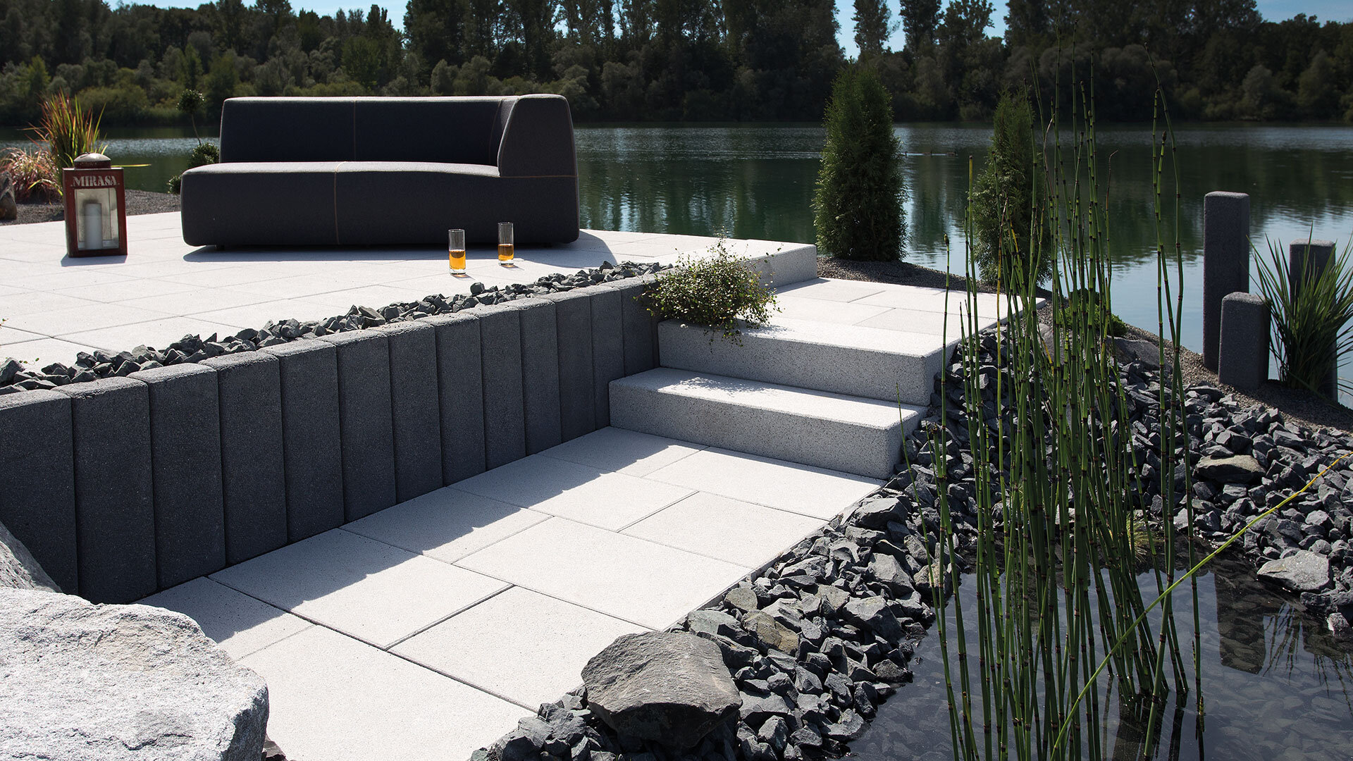 Pasand Palisaden Heim & Garten Lithonplus